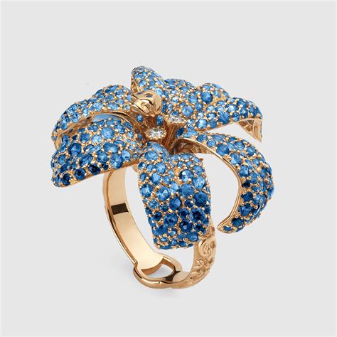 gucci floral ring.